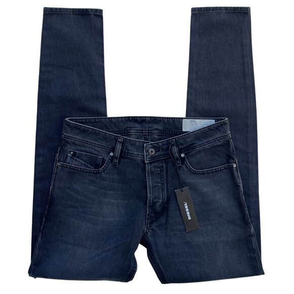 Diesel Other - Diesel Troxer RS028 Men’s Black Denim Slim Skinny Jeans Size 30x32 USA Cotton